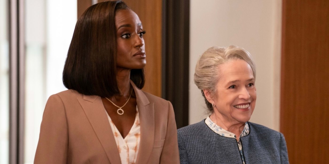 Olympia (Skye P. Marshall) et Matty (Kathy Bates) dans «Matlock»