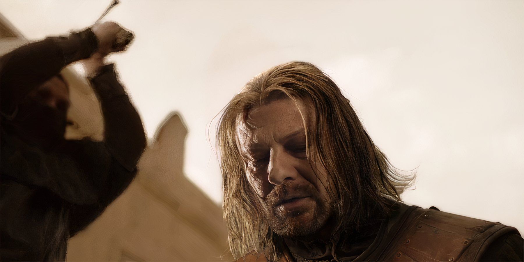 Ned Stark about to be publicly executed in Game of Thrones Season 1 Episode 9.