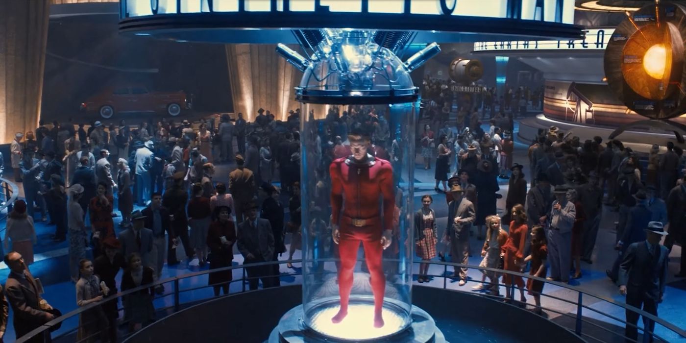 The Original Human Torch in a case in Captain America: The First Avenger.