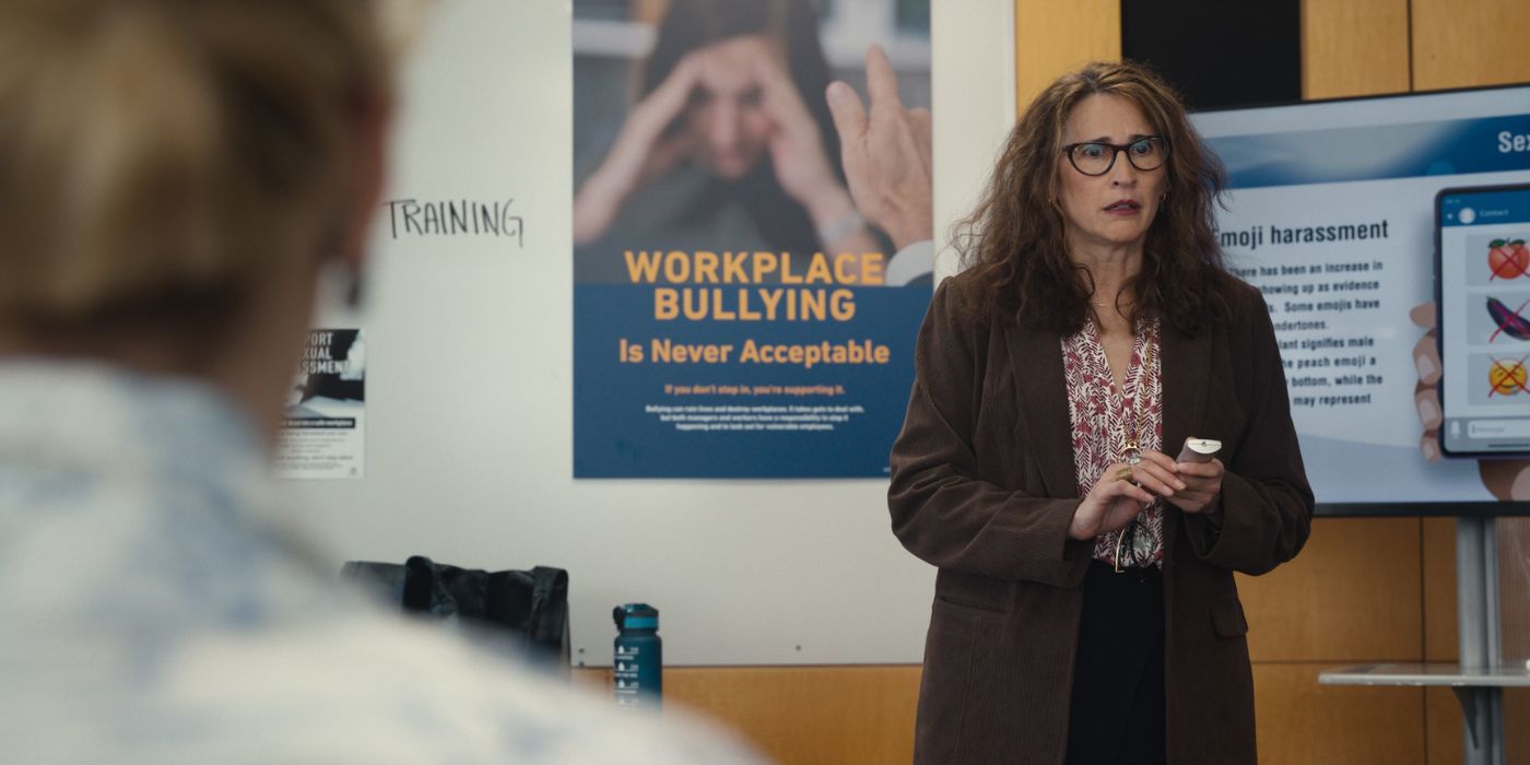 Michaela Watkins as Stacy in Hacks Season 4