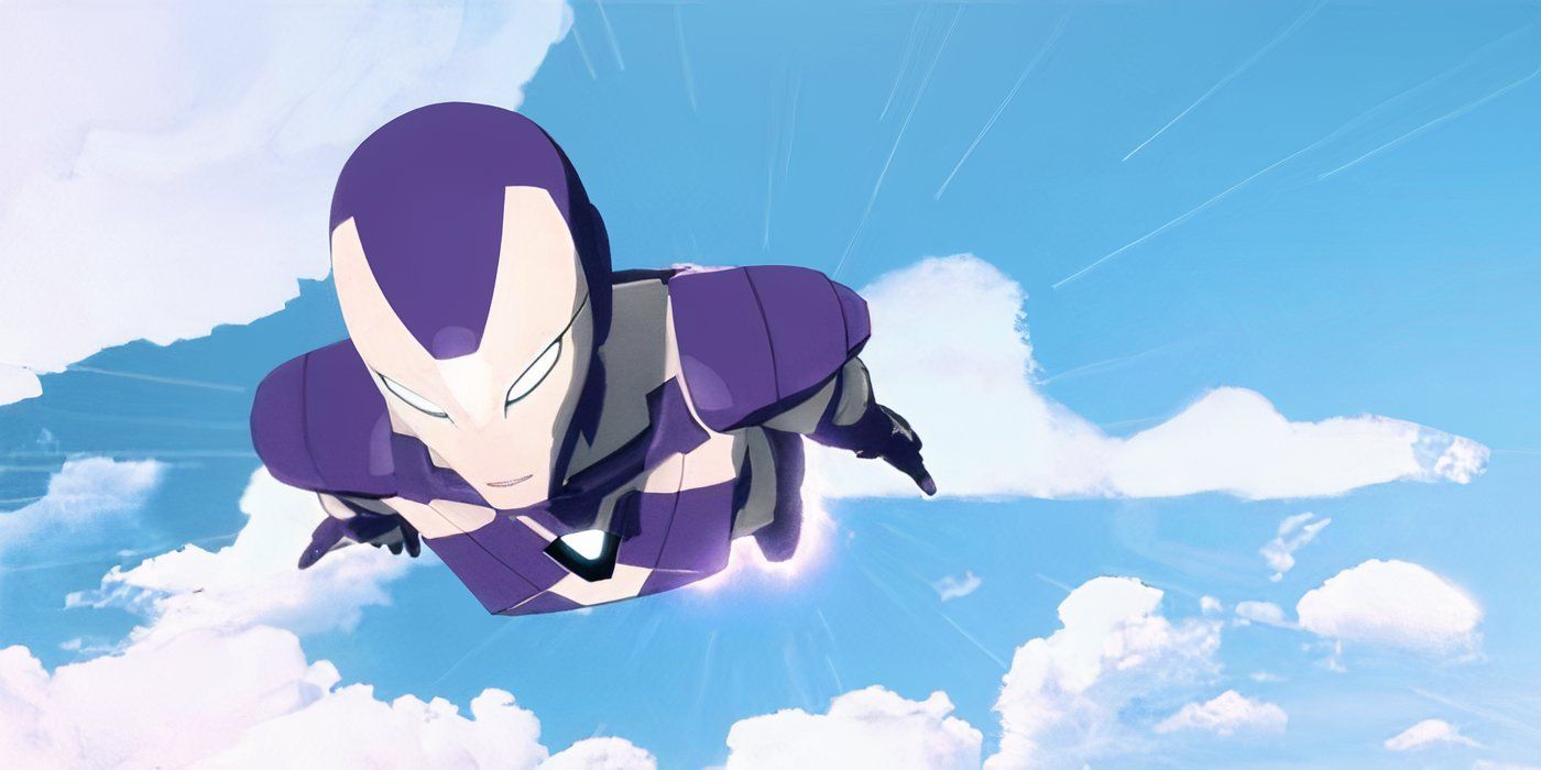 Rescue flying fast through the air in Iron Man: Armored Adventures.