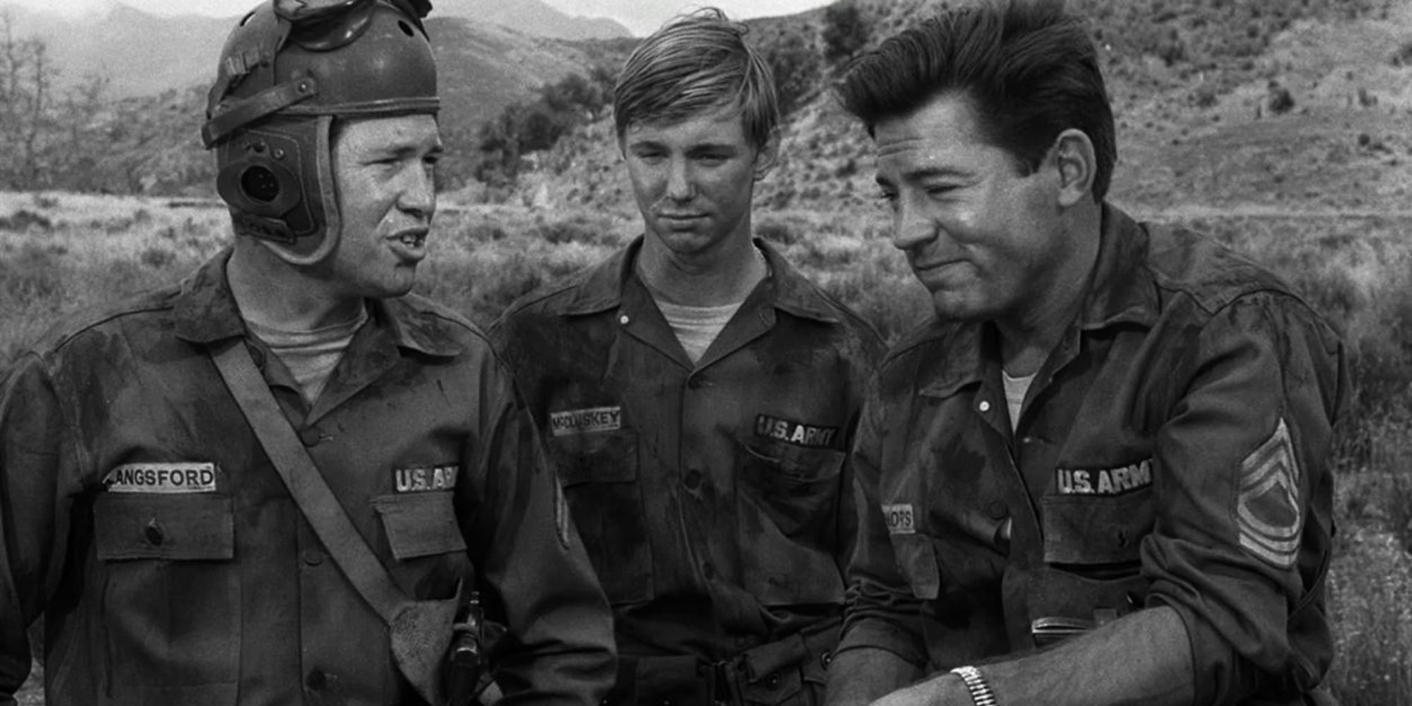 Ron Foster, Warren Oates and Randy Boone in The Twilight Zone episode The 7th Is Made Up of Phantoms