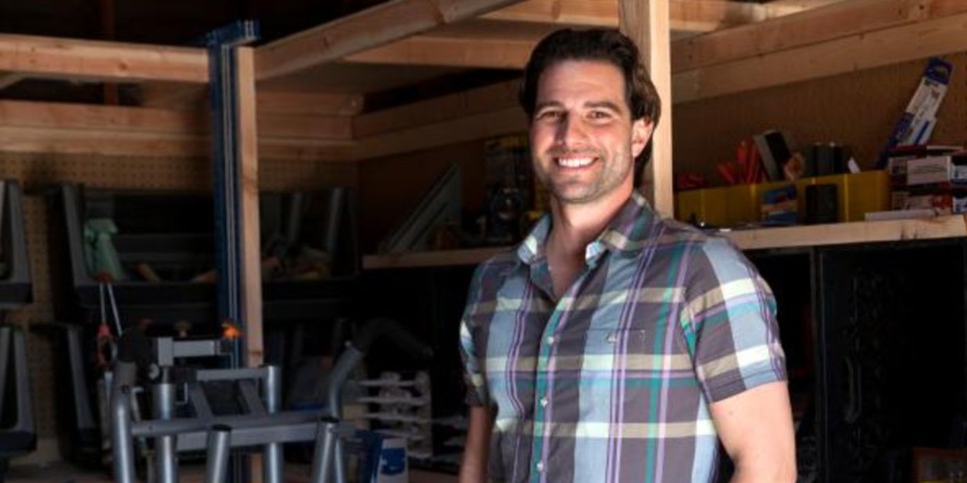 Scott McGillivray smiling in a work room on Vacation House Rules
