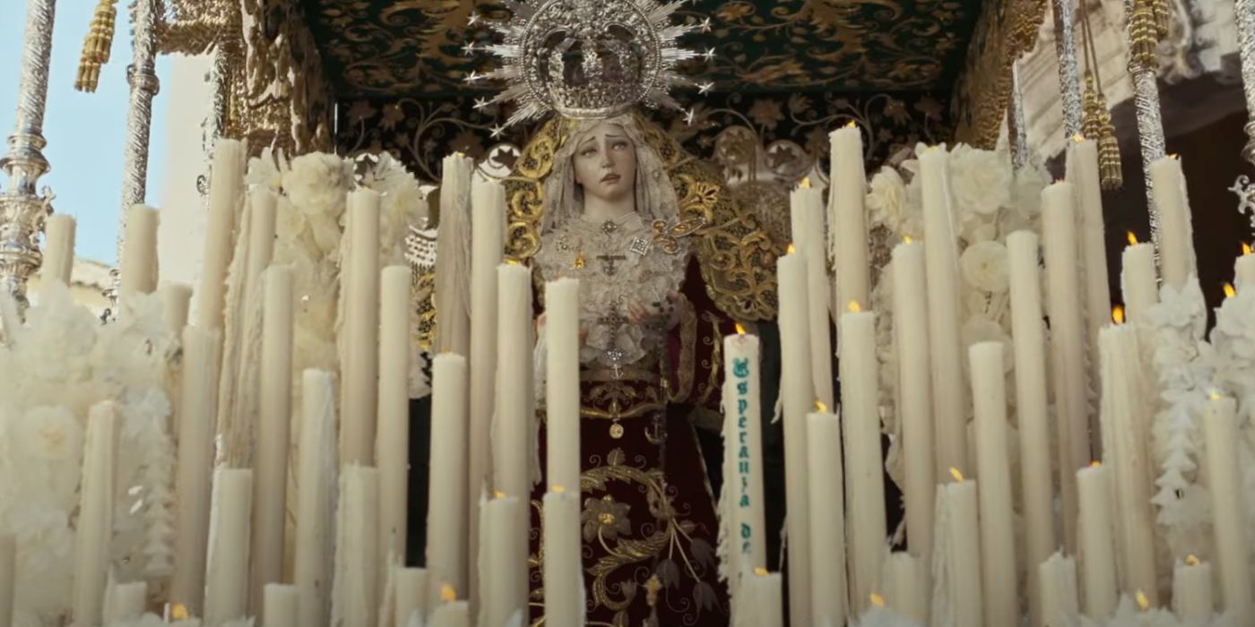 A float during Holy Week in the Max crime series When No One Sees Us.