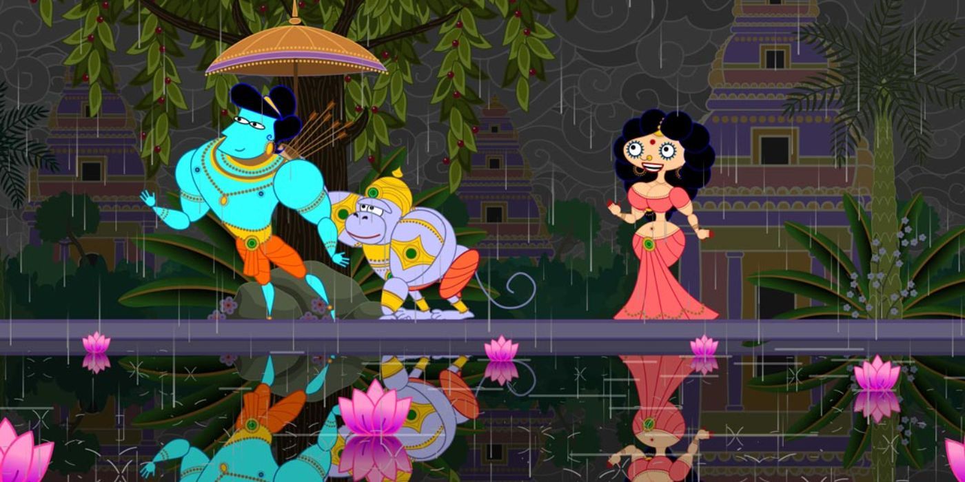 Characters from Sita Sings the Blues