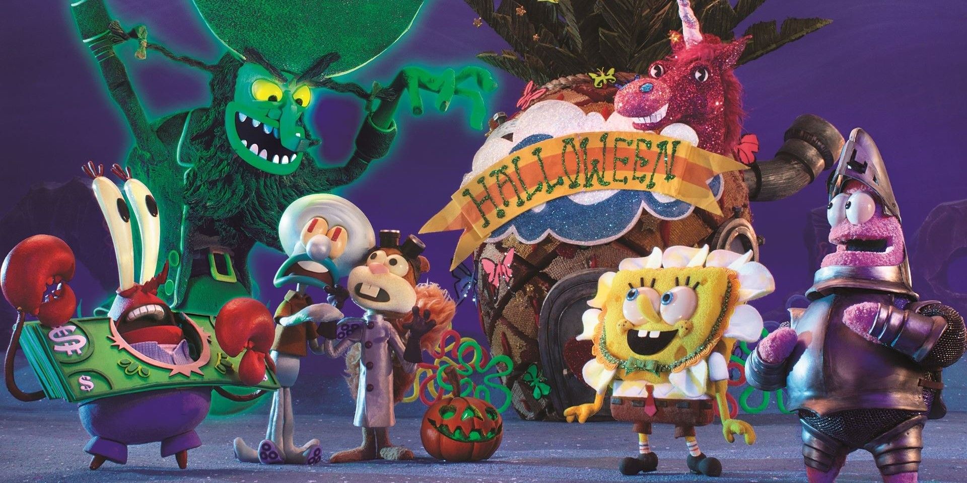 The characters are three-dimensional in SpongeBob SquarePants' The Legend of Boo Kini Bottom, season 11.