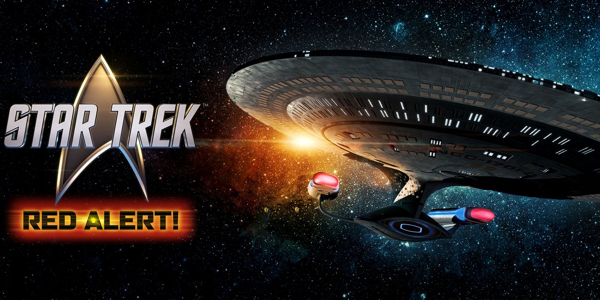 The poster artwork for the Star Trek: Red Alert experience at Universal Fan Fest Nights in Hollywood