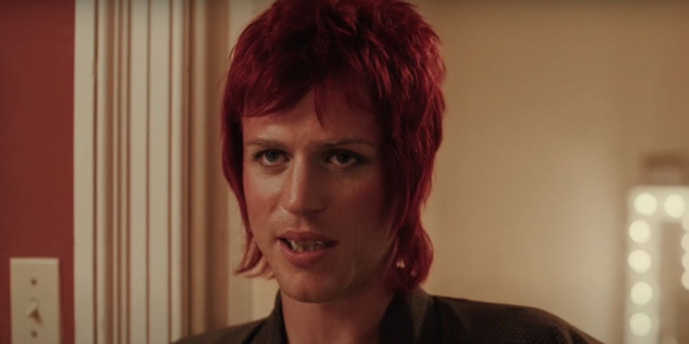 Johnny Flynn as David Bowie in the biopic Stardust