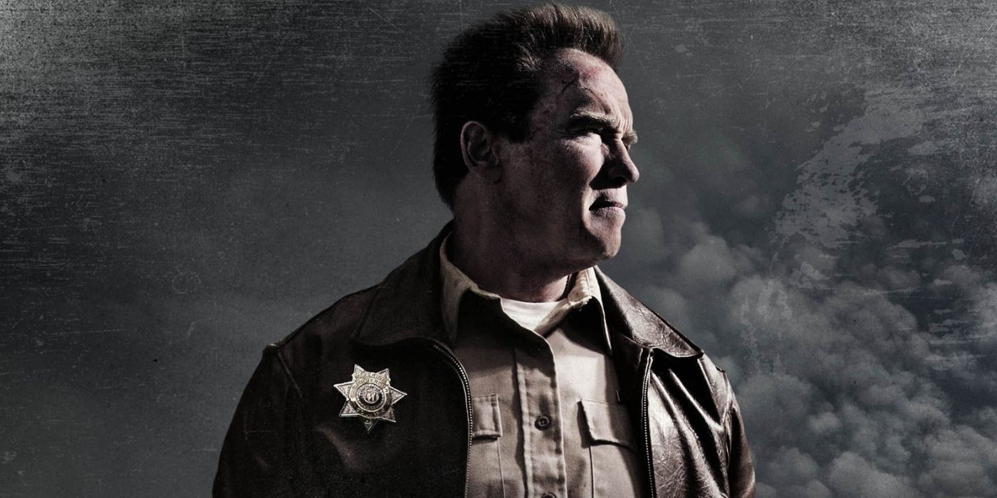 Arnold Schwarzenegger on the poster for The Last Stand.