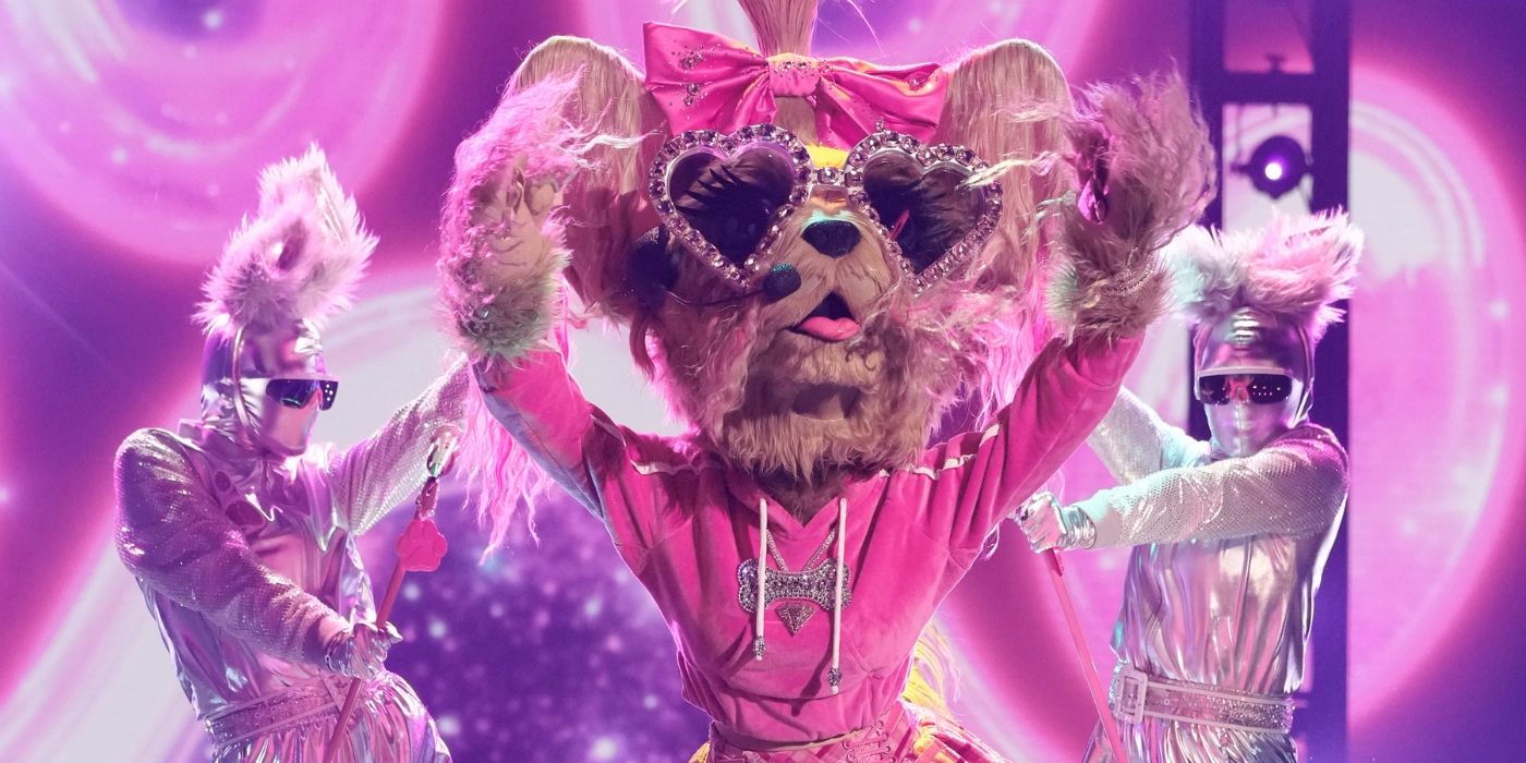 Yorkie performs during Boy Band night on &lsquo;The Masked Singer&rsquo; Season 13.