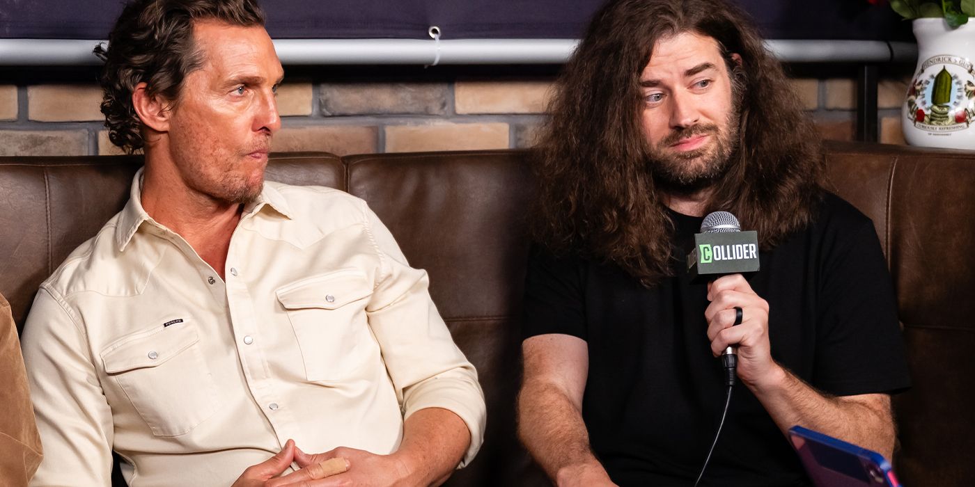 Matthew McConaughey and Andrew Patterson at SXSW 2025 for The Rivals of Amziah King