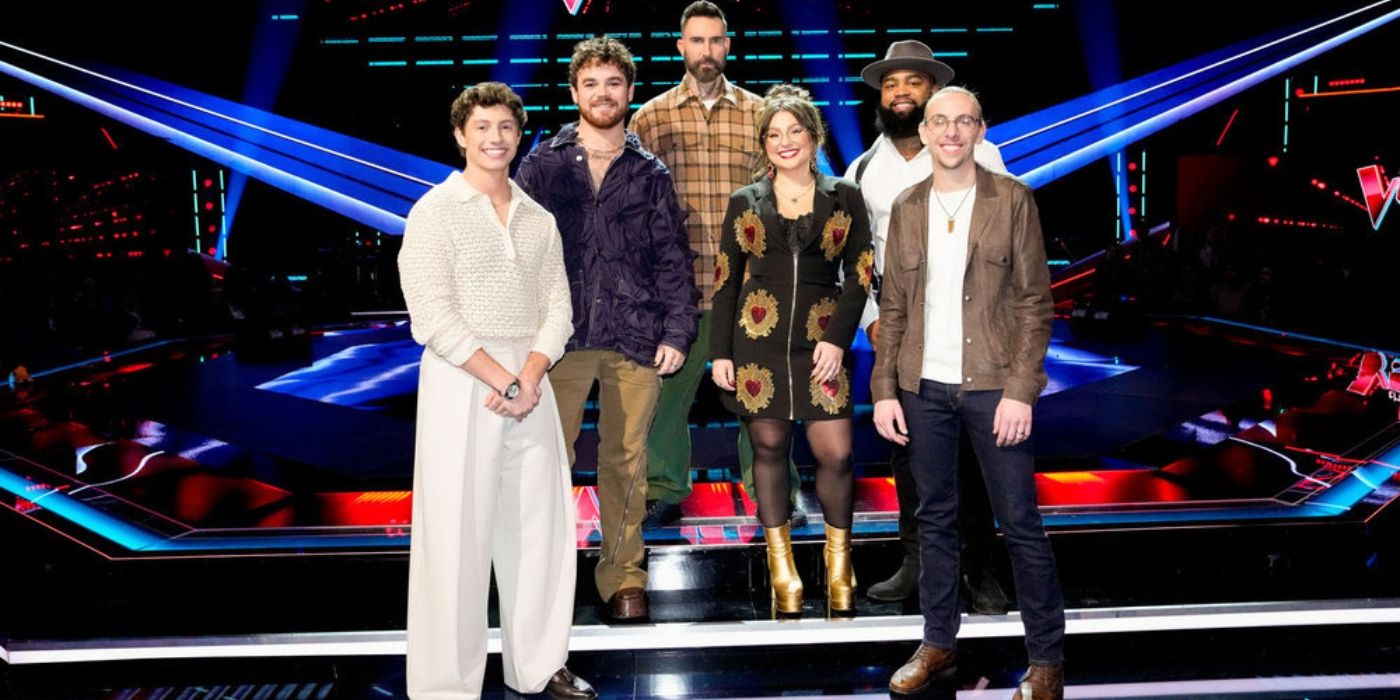 Adam Levine with his Playoff roster for &lsquo;The Voice&rsquo; Season 27.