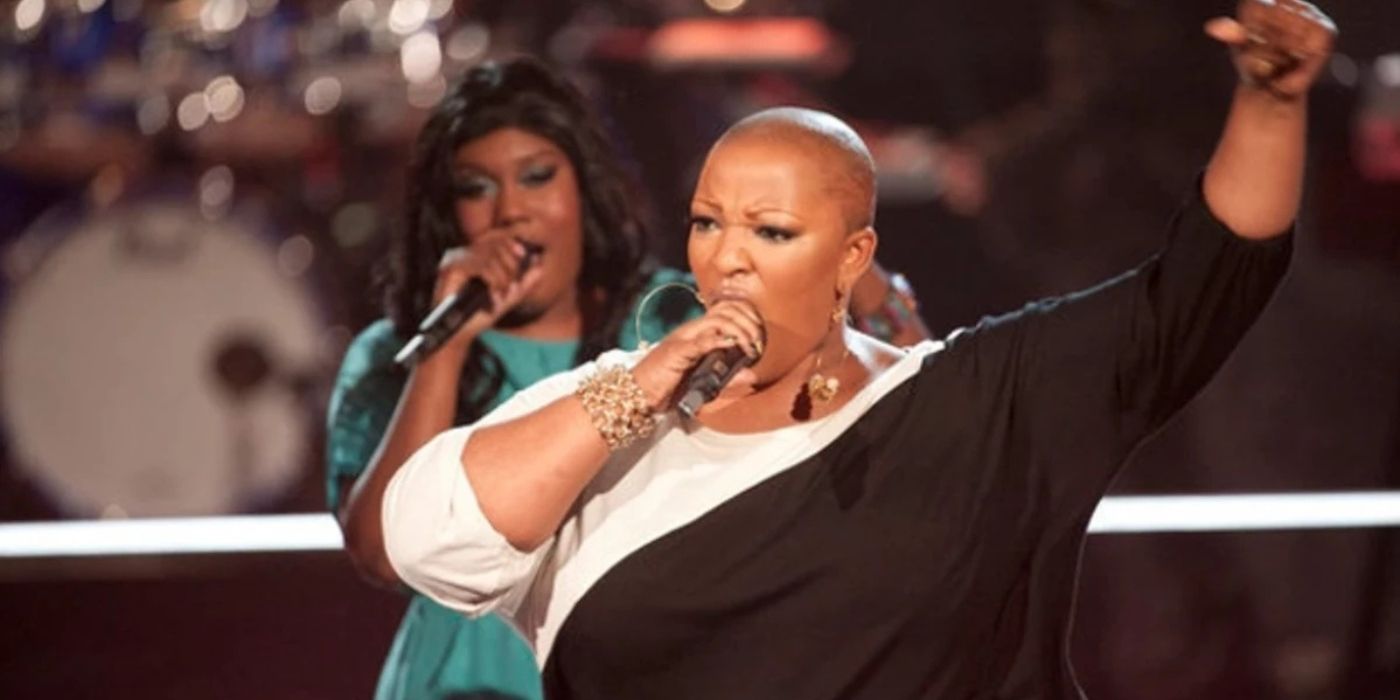 Frenchie Davis performs 'Single Ladies' on 'The Voice.'