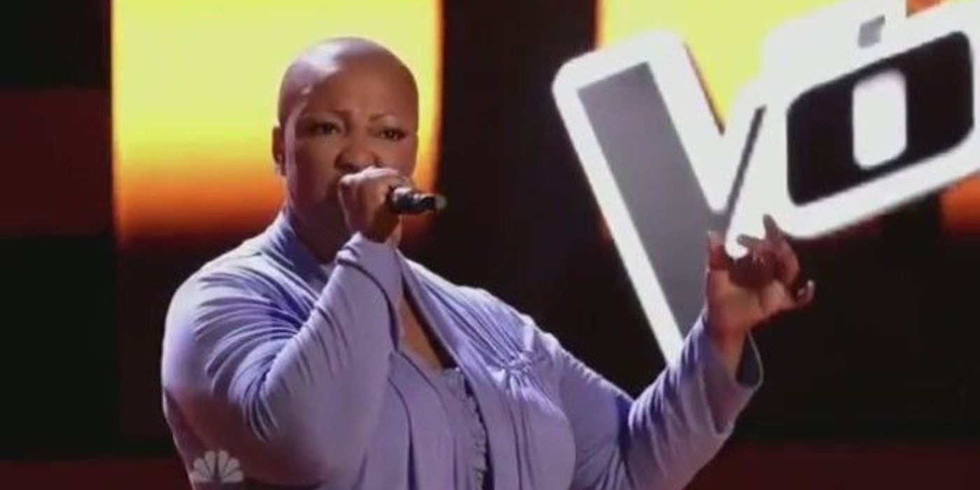 Frenchie Davis during her Blind Audition on Season 1 of 'The Voice.'