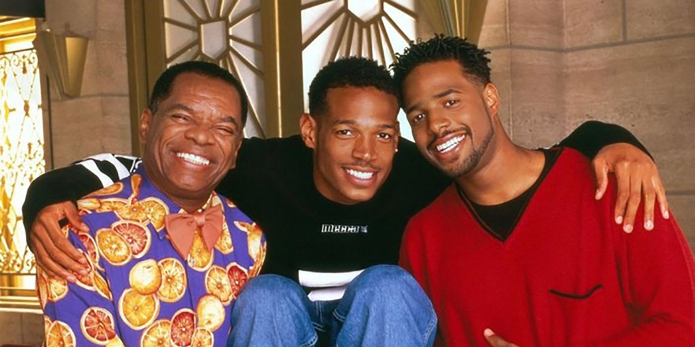 Three young men, including two of the Wayans brothers, pose in The Wayans Bros.