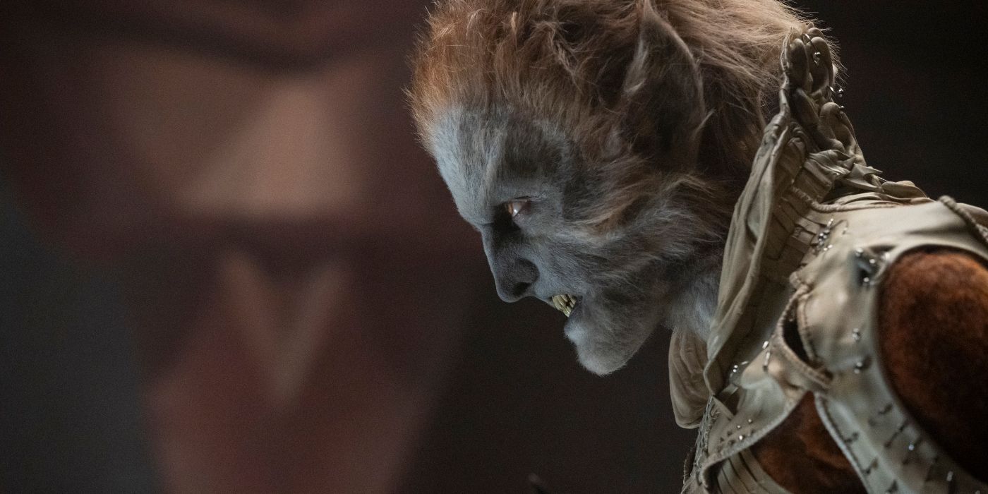 Robert Strange as the Eelfinn in The Wheel of Time Season 3