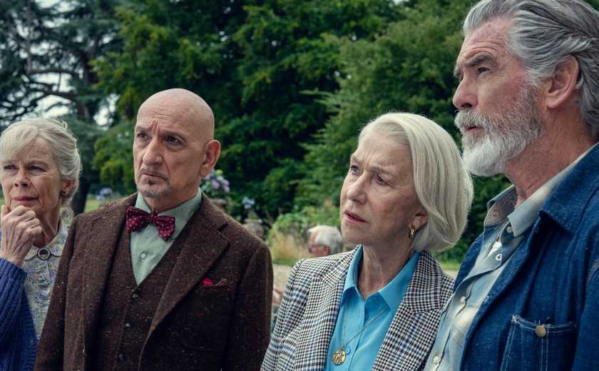 The cast of The Thursday Murder Club