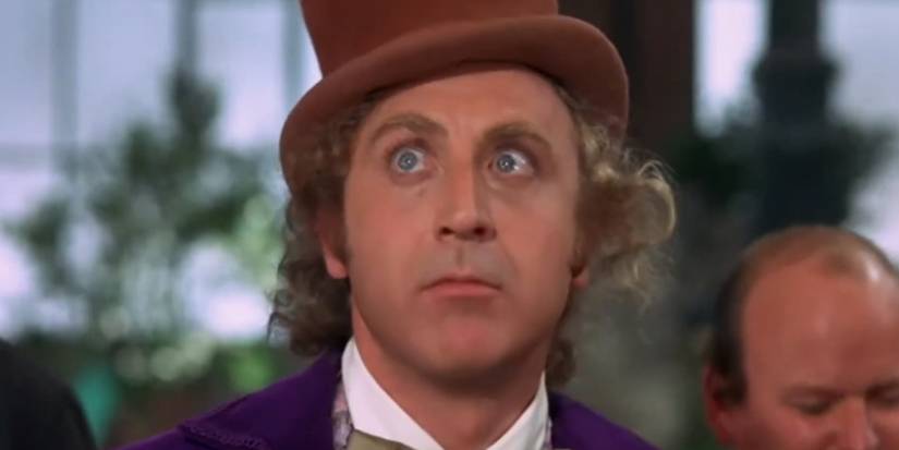 Willy Wonka looking confused in Willy Wonka & the Chocolate Factory