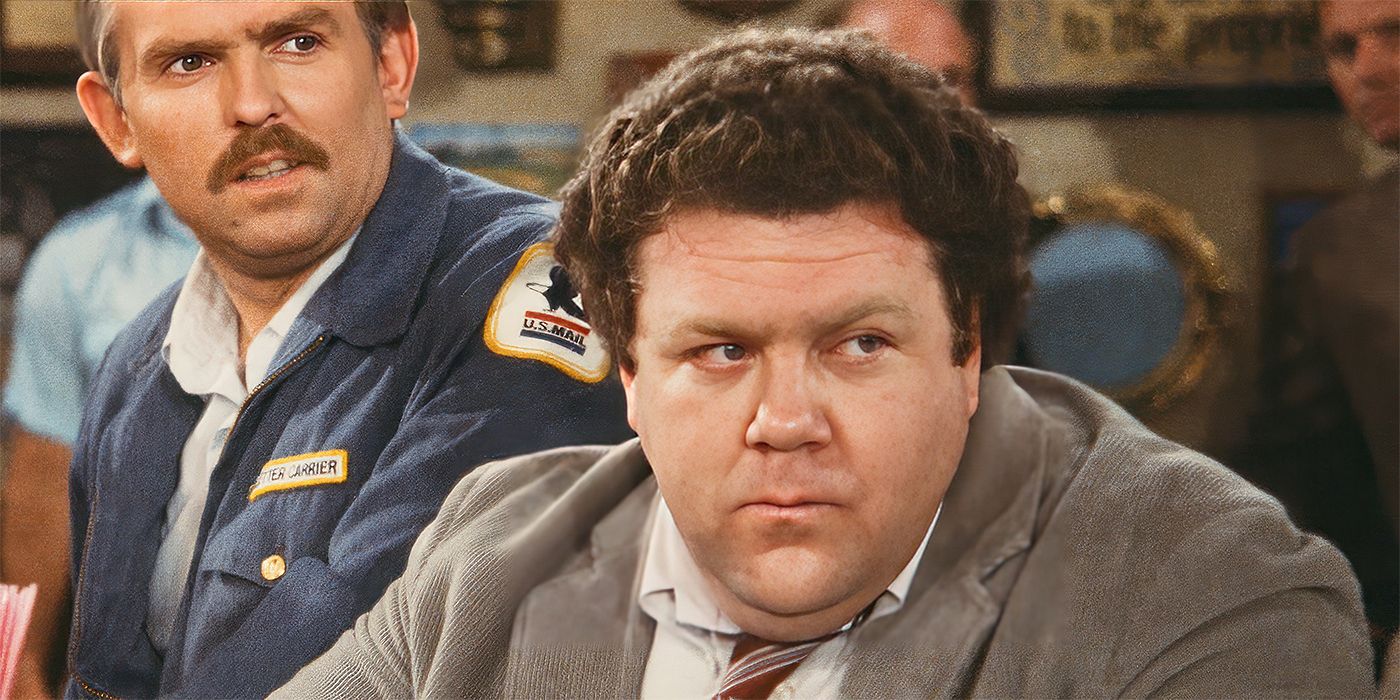 A norma de George Wendt parecendo mal -humorada
