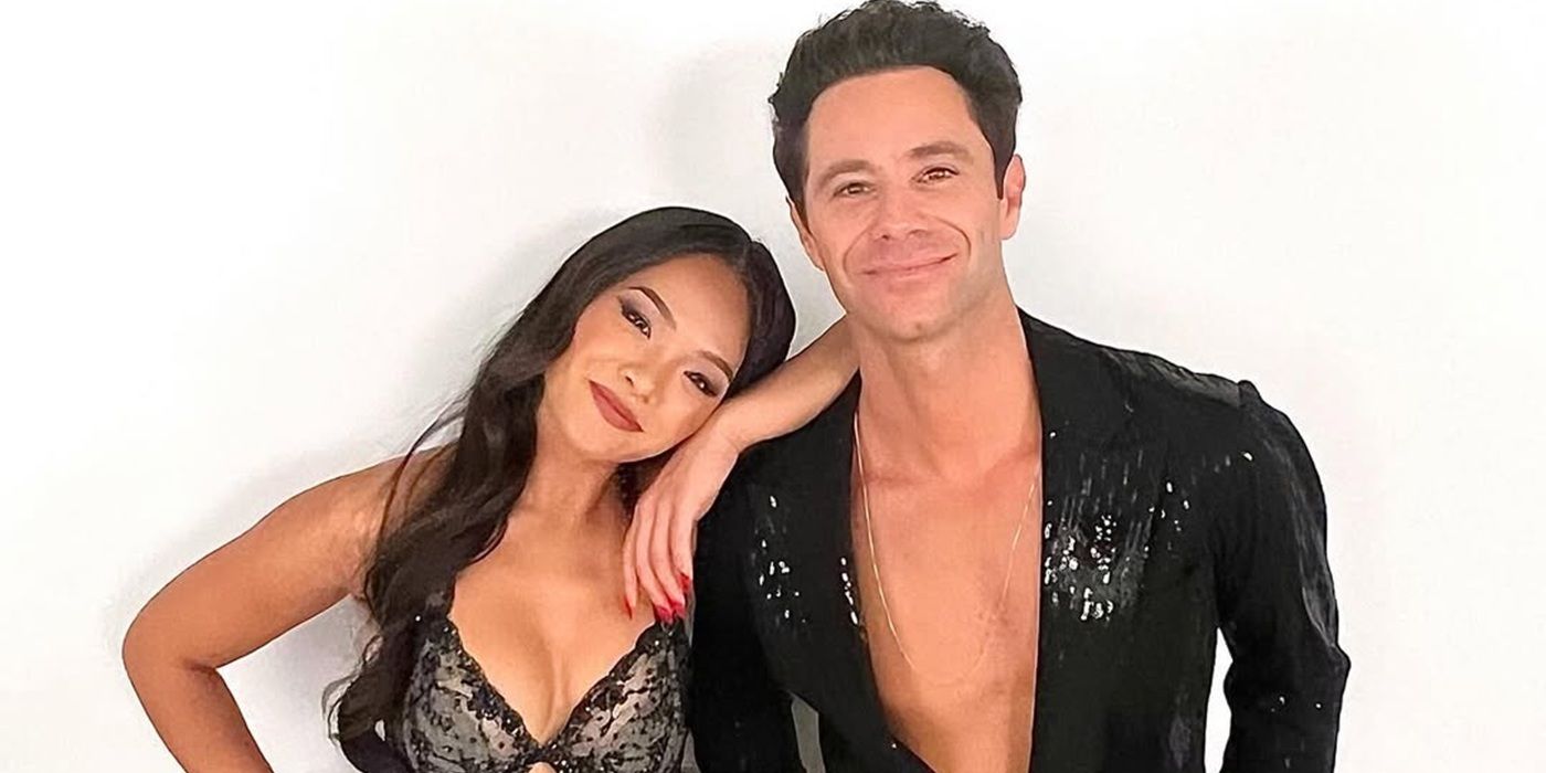 Jenn Tran and Sasha Farber on 'Dancing with the Stars' promo photo