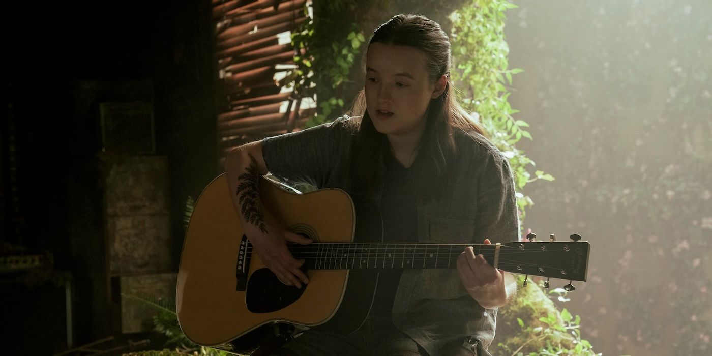 Bella Ramsey as Ellie singing Take on Me in The Last of Us Season 2 Episode 4