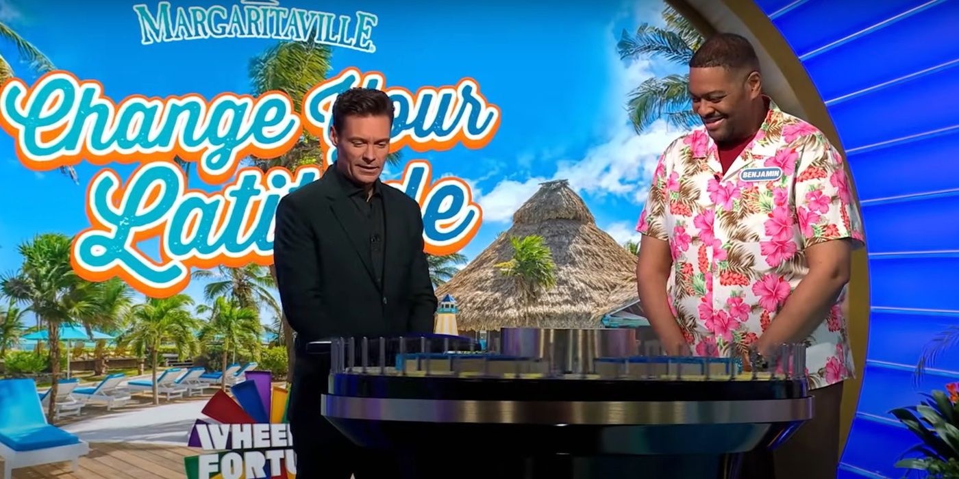 Benjamin Hunter and Ryan Seacrest on Wheel of Fortune