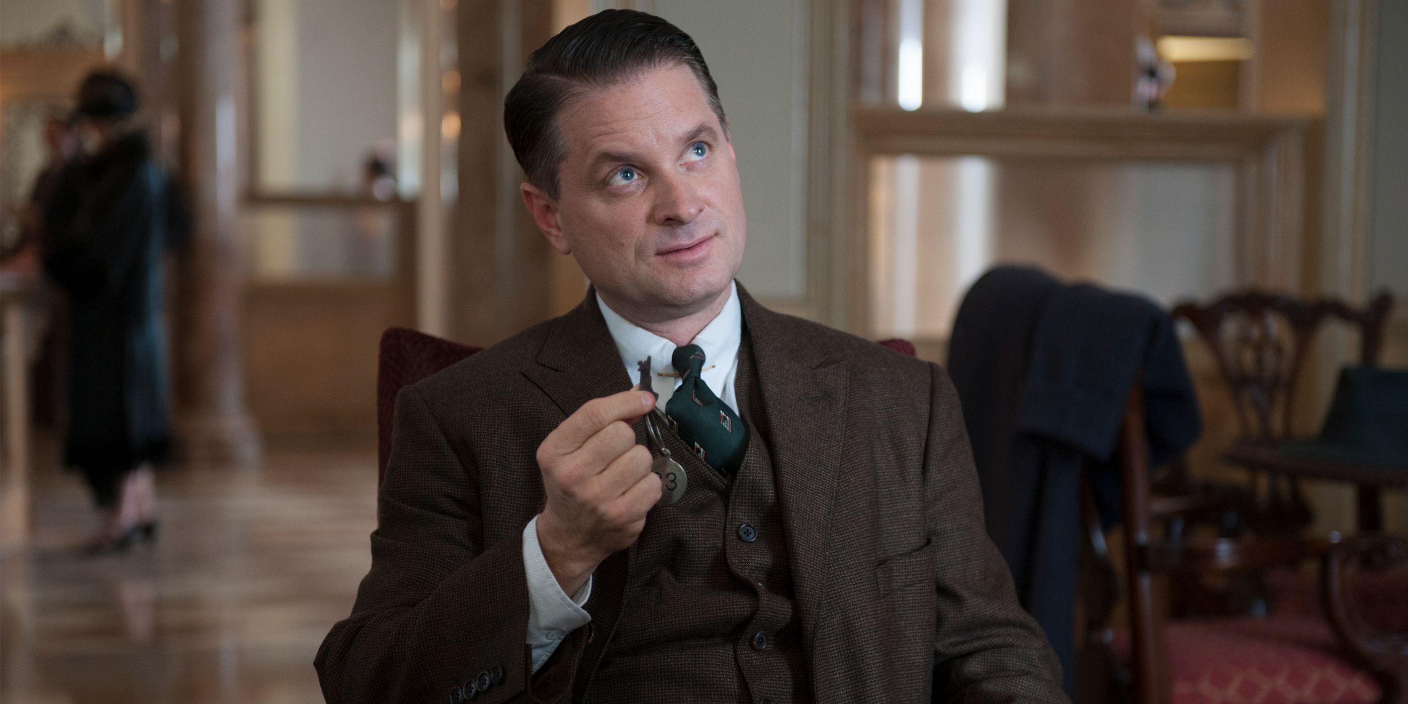 Shea Whigham as Eli Thompson is all business in a scene from Boardwalk Empire