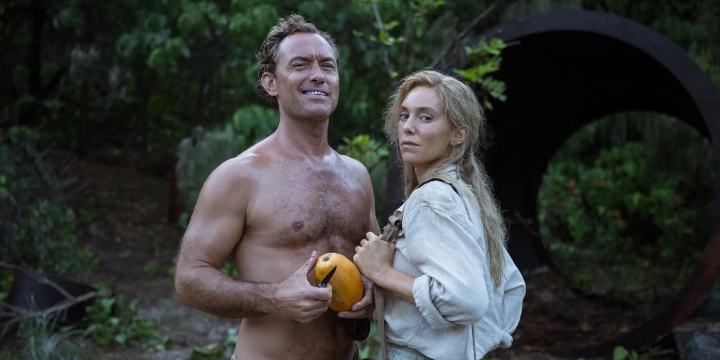 Jude Law and Vanessa Kirby in Eden