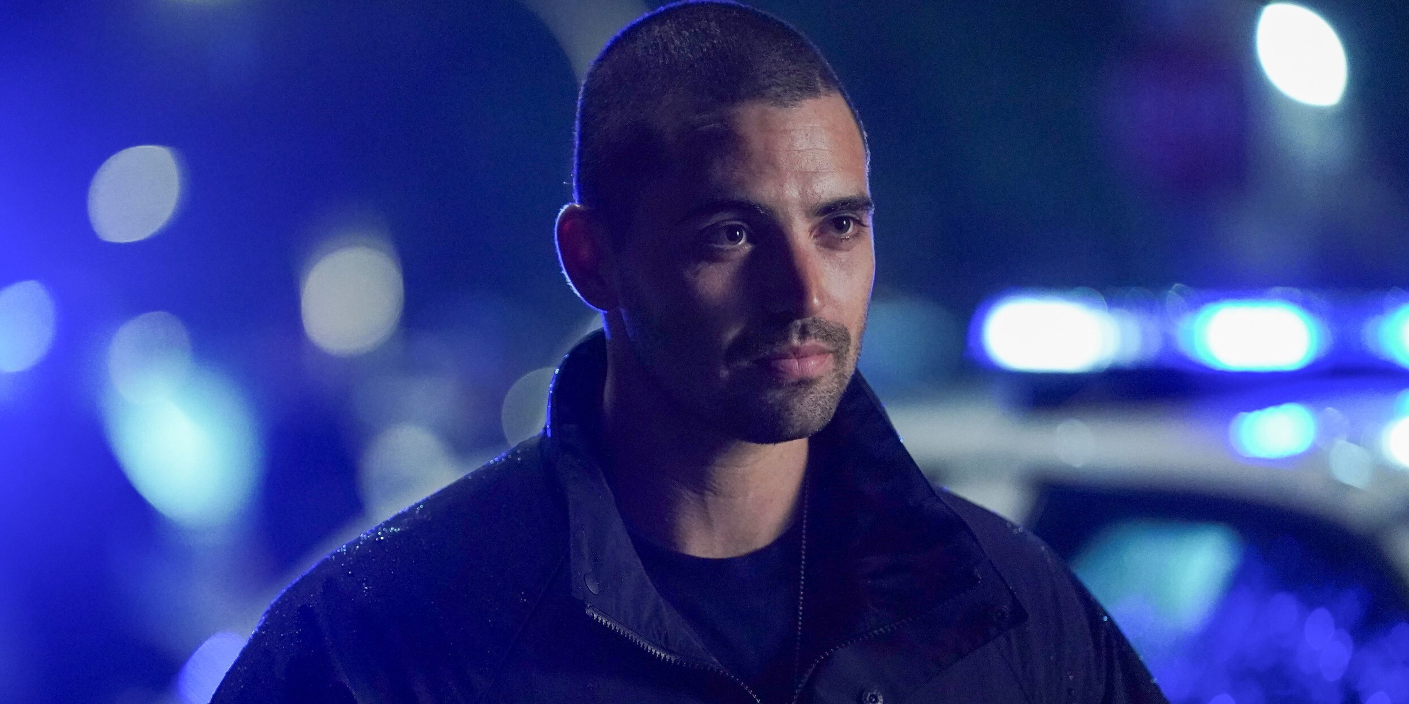 Dante Torres (Benjamin Levy Aquilar) seen at night in Chicago P.D.