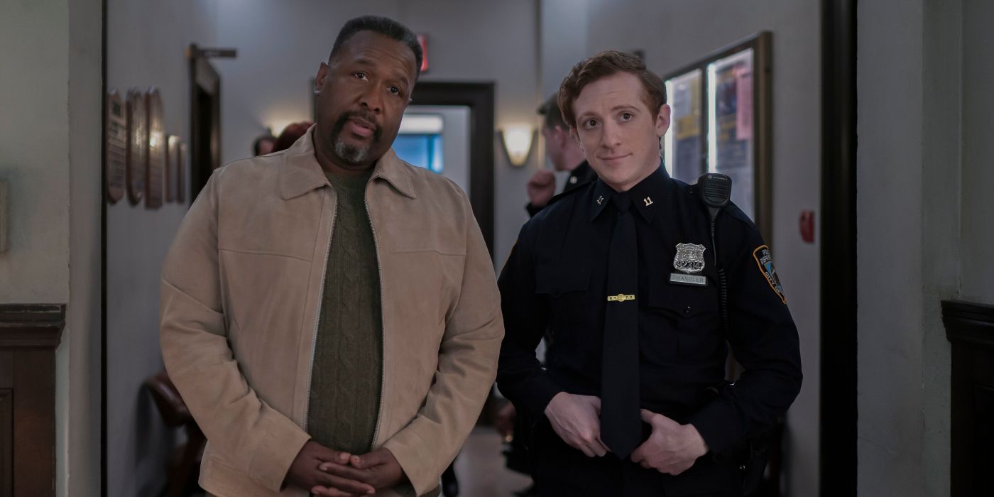Wendell Pierce and Ethan Slater in the Elsbeth Season 2 finale