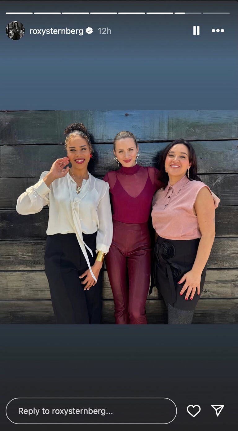 Roxy Sternberg, Shantel VanSanten, and Keisha Castle-Hughes are captured behind the scenes of the FBI: Most Wanted Season 6 finale