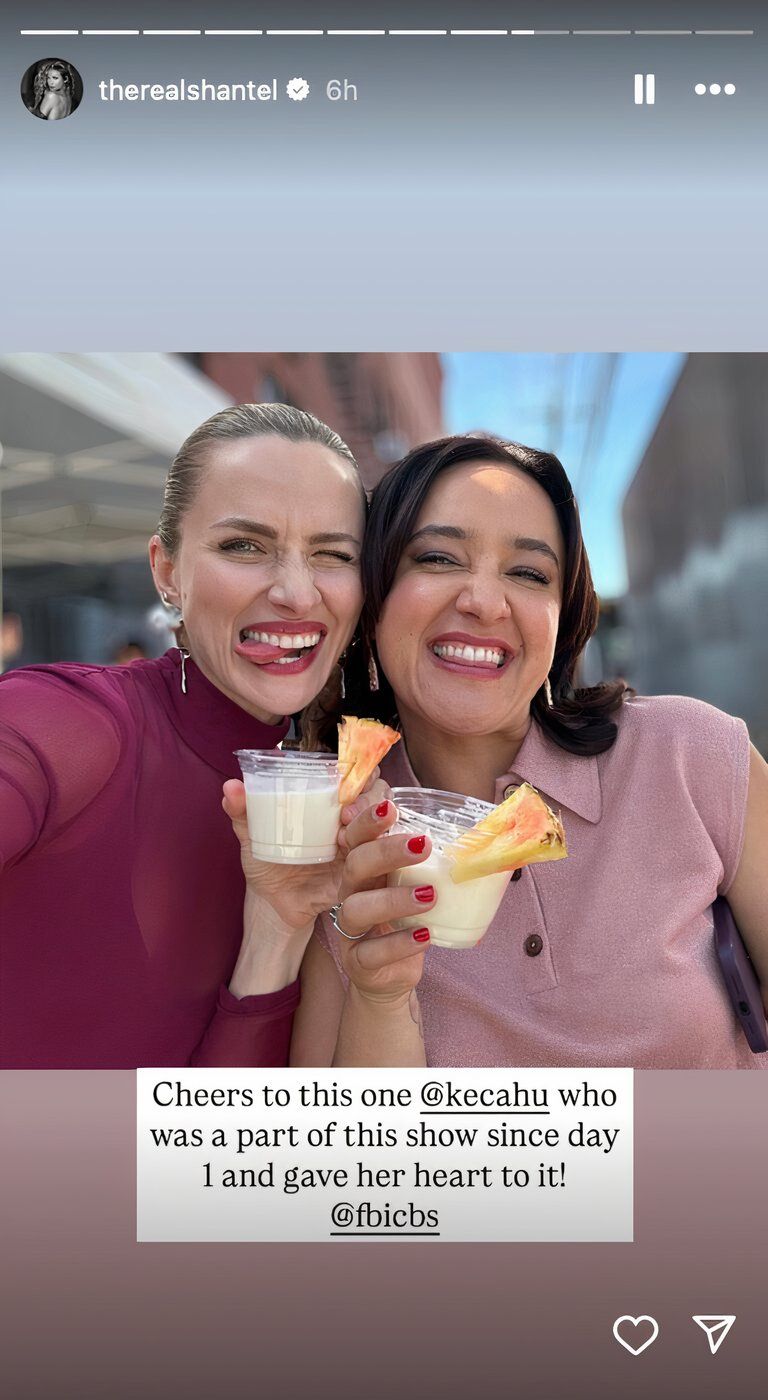 Shantel VanSanten and Keisha Castle-Hughes are captured behind the scenes of the FBI: Most Wanted Season 6 finale