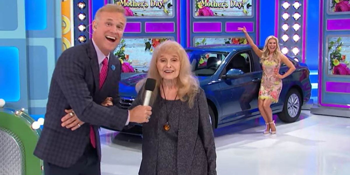George Gray with Mama Mai Gray on the 2019 Mother's Day episode of The Price is Right.