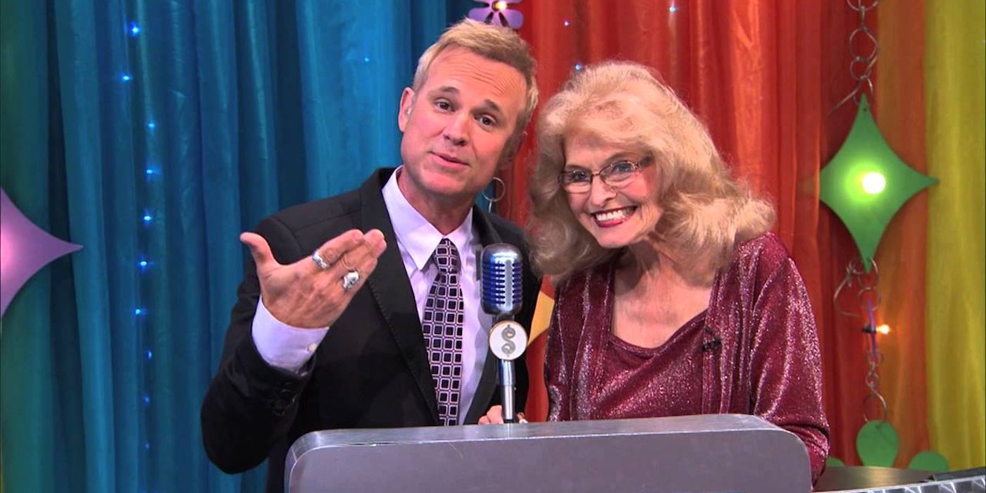 George Gray with Mama Mai Gray on the 2014 Mother's Day episode of The Price is Right.
