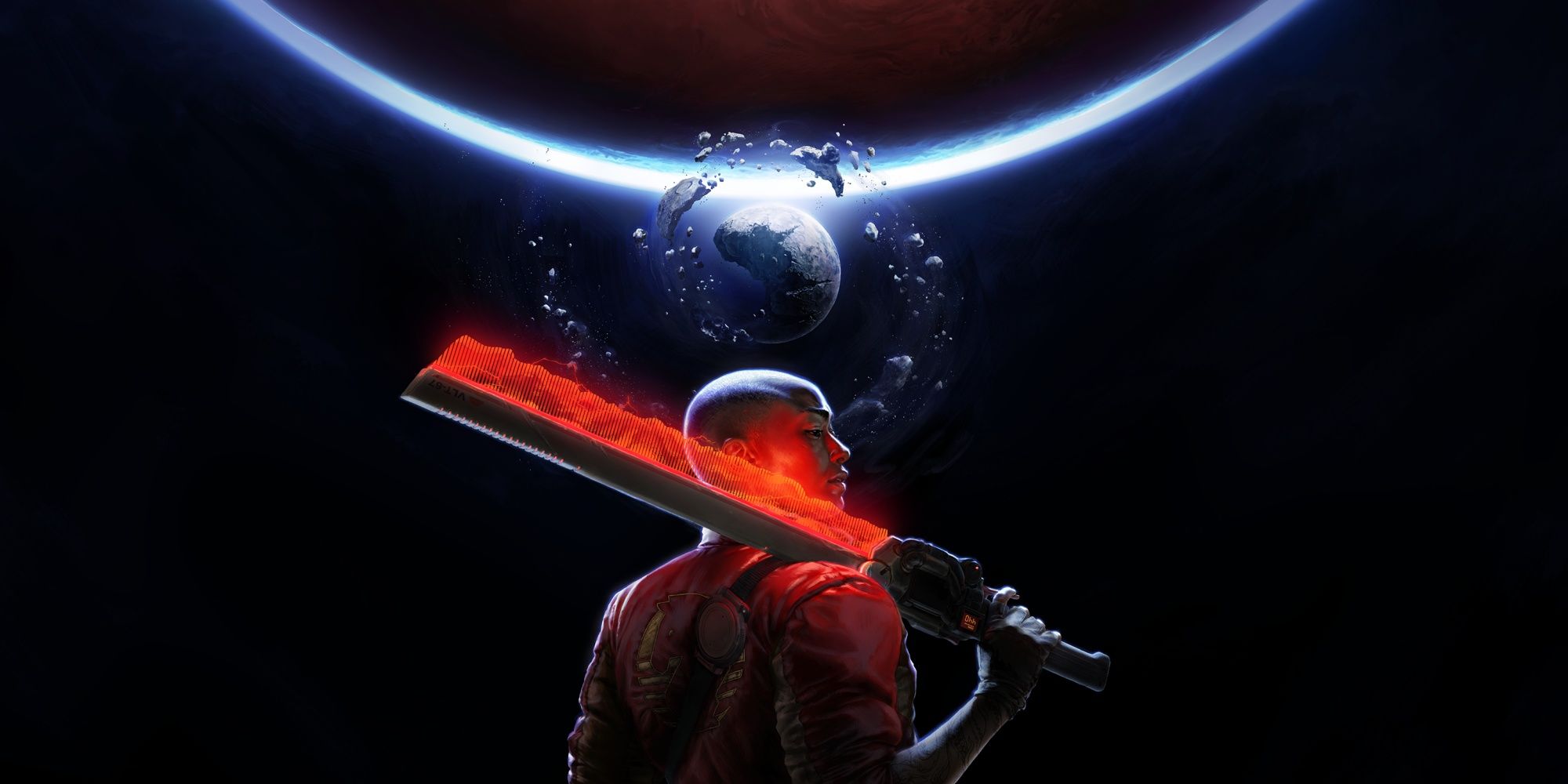 Tati Gabrielle as Jordan A. Mun in the key art for the Naughty Dog video game Intergalactic