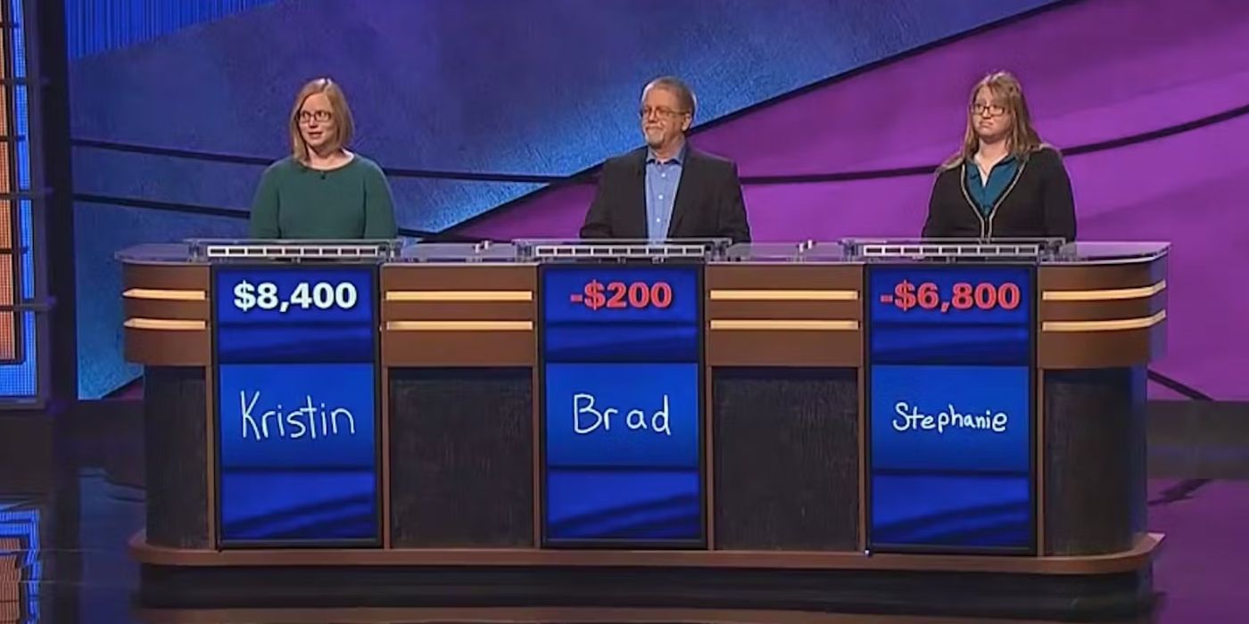 Brad and Stephanie earn negative scores on 'Jeopardy' preventing them from playing Final Jeopardy.