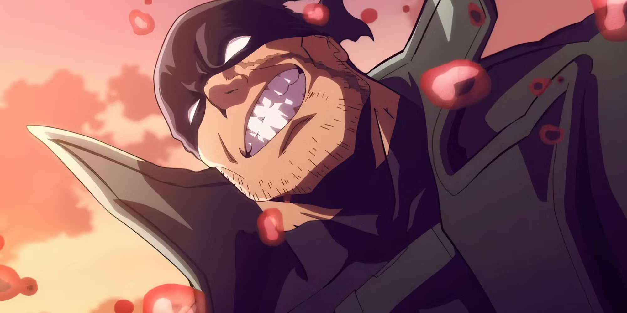 Knuckleduster da minha academia de herói: vigilantes sorrindo 