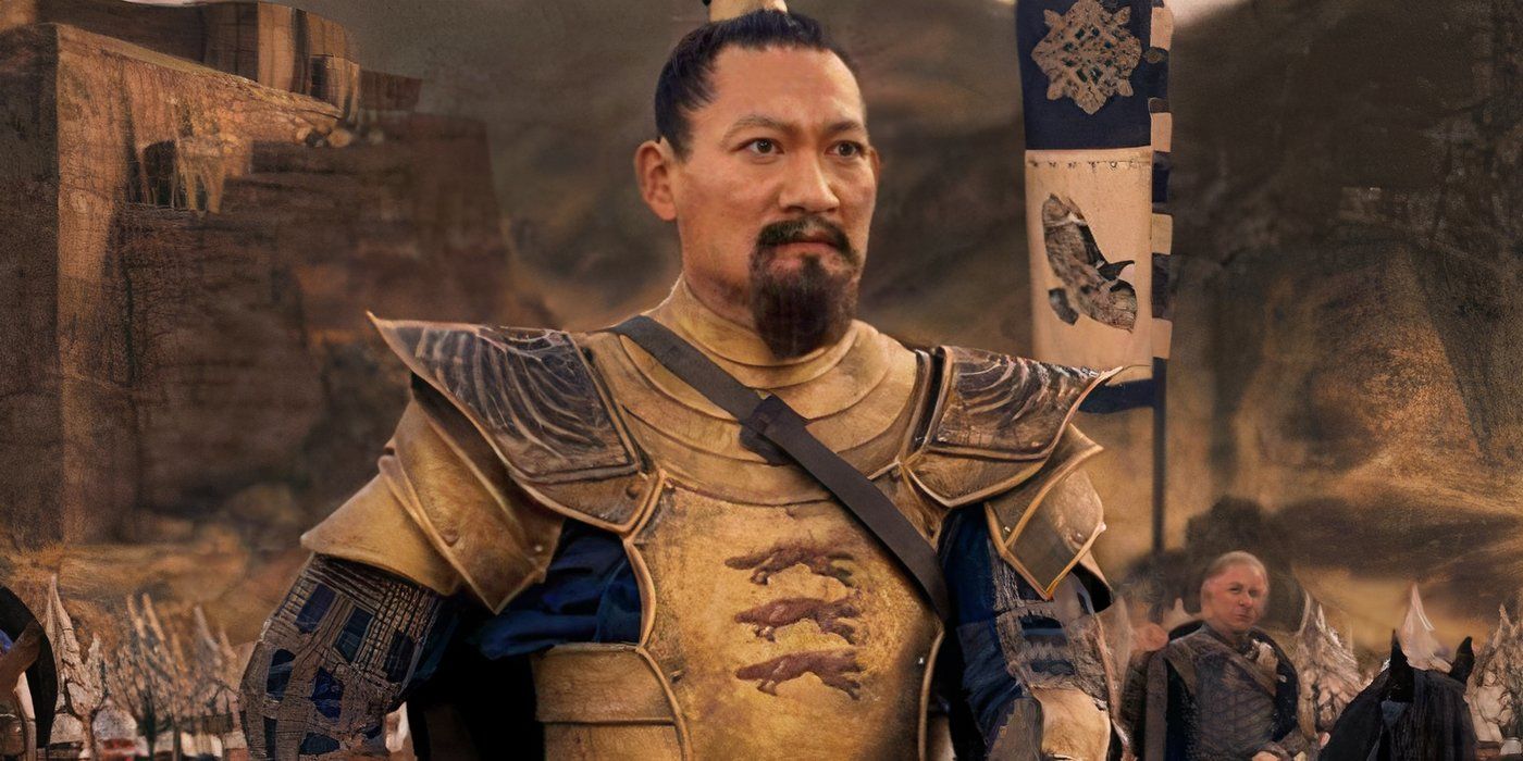 Thomas Chaanhing as Lord Agelmar in 'The Wheel of time'