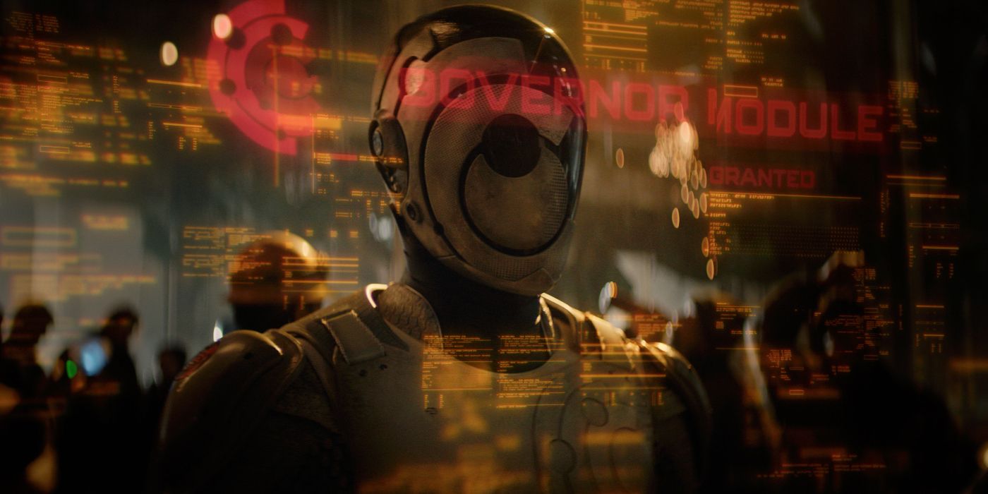 Murderbot hacking its Governor Module
