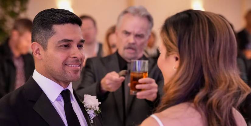 Wilmer Valderrama as Torres marrying Katrina Law as Knight in NCIS Season 22.