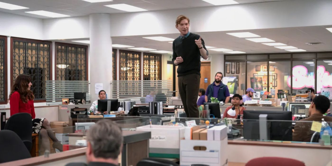 Oscar Núñez, Sabrina Impacciatore y Domnhall Gleeson se reúnen en la primera imagen de 'The Paper'