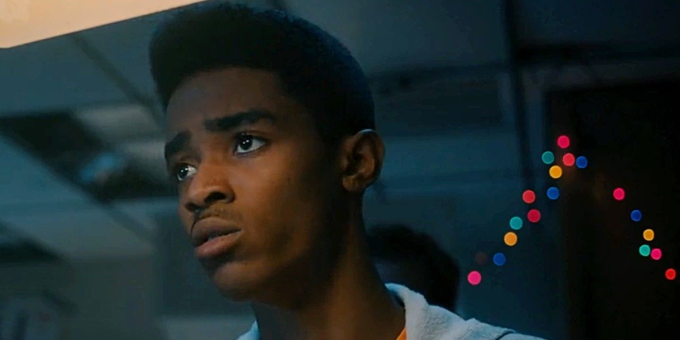 Patrick McKinney looks concerned in Stranger Things Season 4.