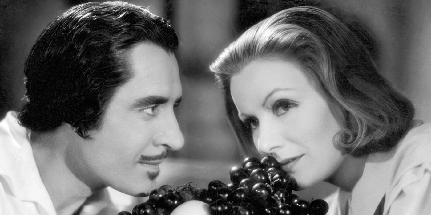 John Gilbert and Greta Garbo in 'Queen Christina' (1933)