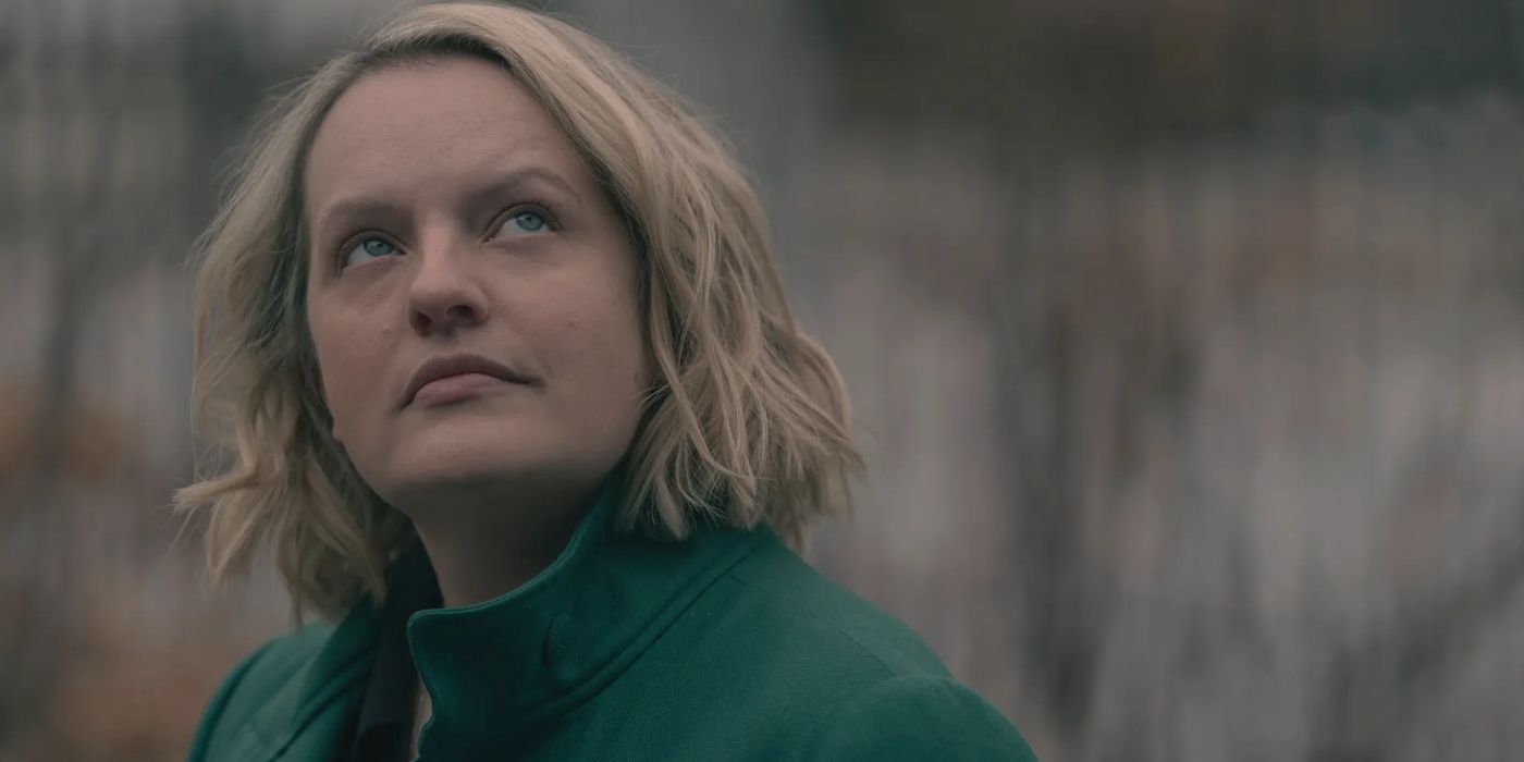 Elisabeth Moss as June in The Handmaid's Tale