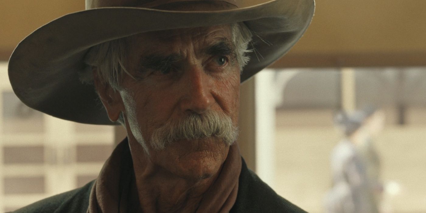Sam Elliott scowls as Shea Brennan in '1883'