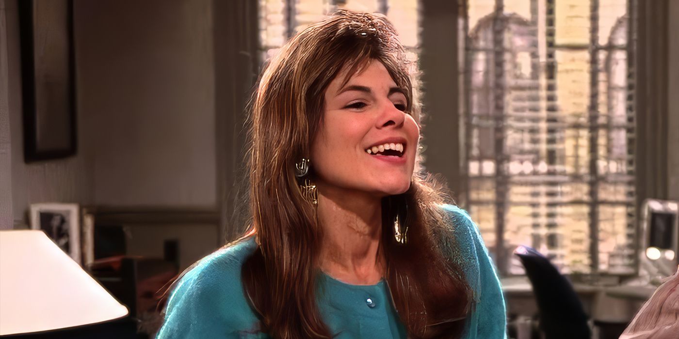 Gina (Gina Gallego) no apartamento de Jerry no episódio 'Seinfeld' "O suicídio"