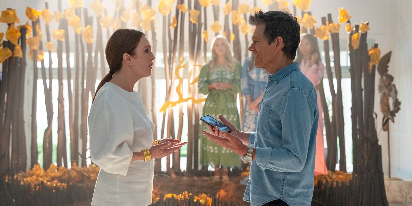 Julianne Moore arguing with Kevin Bacon in Sirens