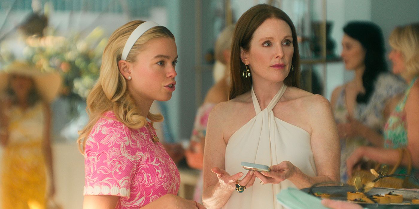 Milly Alcock and Julianne Moore together in Sirens