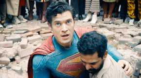 David Corenswet as Superman in 'Superman.'