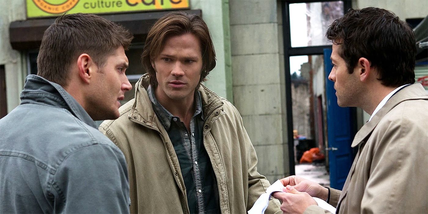 Jensen Ackles, Jared Padalecki un Misha Collins runāja viens ar otru Supernatural